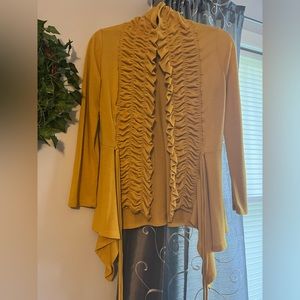 Yellow Blazer/Vest with ties